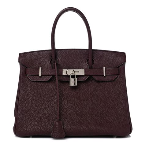 HERMES Togo Birkin 30 Bordeaux 1318511 